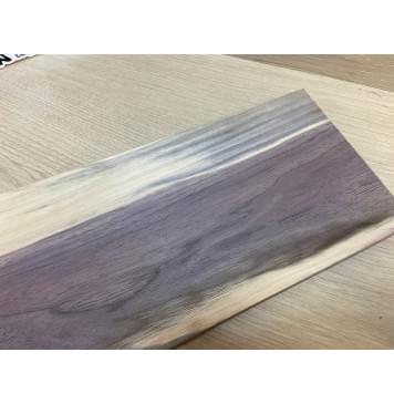 Орех Американский Заболонь заготовка на топ для Тревел гитары Смешанный АА 19х155-140х440 мм (1 шт под распил) АКЦИЯ-5