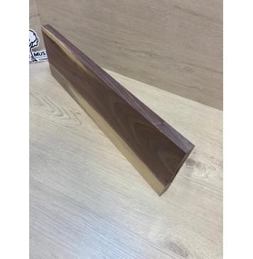 Орех Американский Заболонь заготовка на топ для Тревел гитары Смешанный АА 19х155-140х440 мм (1 шт под распил) АКЦИЯ-8