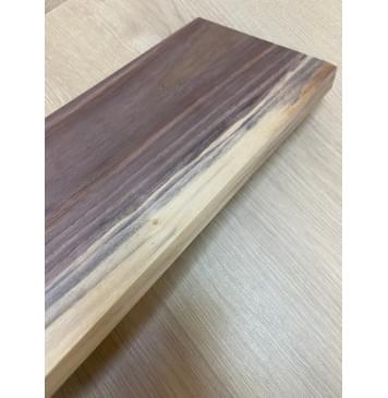 Орех Американский Заболонь заготовка на топ для Тревел гитары Смешанный АА 19х155-140х440 мм (1 шт под распил) АКЦИЯ-4