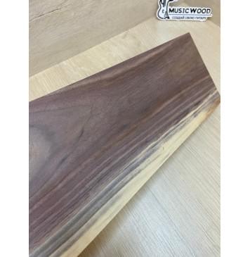 Орех Американский Заболонь заготовка на топ для Тревел гитары Смешанный АА 19х155-140х440 мм (1 шт под распил) АКЦИЯ-9