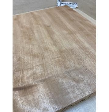 Окуме (Габон) заготовка корпуса для Тревел гитары Радиал АА 46х335х430 мм (Массив)-3