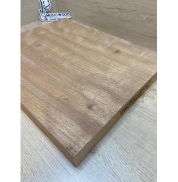 Окуме (Габон) заготовка корпуса для Тревел гитары Радиал ААА 44х335х400 мм (Массив)-9