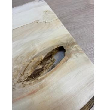 Клён Американский Spalted заготовка на топ под заливку Смешанный А 23х325-255х505 мм (цельный) АКЦИЯ-1