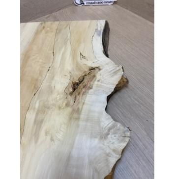 Клён Американский Spalted заготовка на топ под заливку Смешанный А 23х325-255х505 мм (цельный) АКЦИЯ-3