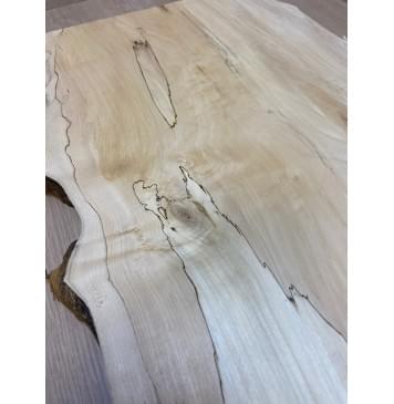 Клён Американский Spalted заготовка на топ под заливку Смешанный А 23х325-255х505 мм (цельный) АКЦИЯ-8