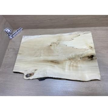 Клён Американский Spalted заготовка на топ под заливку Тангент А 18х350-300х535 мм (цельный) АКЦИЯ-0