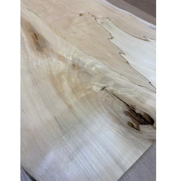 Клён Американский Spalted заготовка на топ под заливку Тангент А 18х350-300х535 мм (цельный) АКЦИЯ-1