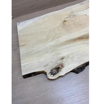 Клён Американский Spalted заготовка на топ под заливку Тангент А 18х350-300х535 мм (цельный) АКЦИЯ-6