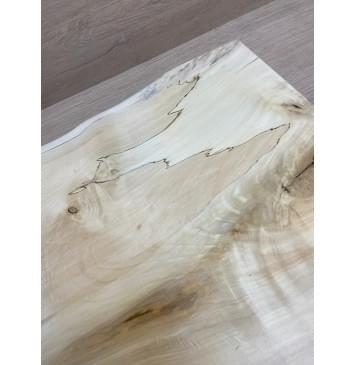Клён Американский Spalted заготовка на топ под заливку Тангент А 18х350-300х535 мм (цельный) АКЦИЯ-4
