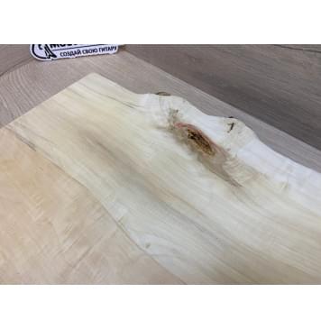 Клён Американский Spalted заготовка на топ под заливку Тангент А 18х350-300х535 мм (цельный) АКЦИЯ-7