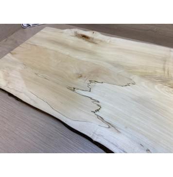 Клён Американский Spalted заготовка на топ под заливку Тангент А 18х350-300х535 мм (цельный) АКЦИЯ-11