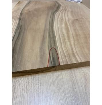 Орех Грецкий заготовка на топ Тангент А 20х400х600-510 мм - (цельный)-7