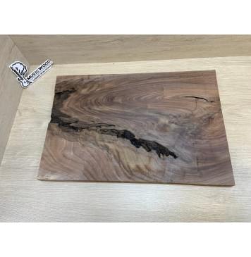 Орех Американский заготовка на топ под заливку Смешанный АА 24х354-348х515-500 мм - (цельный) АКЦИЯ-0