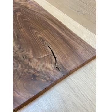 Орех Американский заготовка на топ под заливку Смешанный АА 24х354-348х515-500 мм - (цельный) АКЦИЯ-3