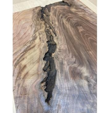 Орех Американский заготовка на топ под заливку Смешанный АА 24х354-348х515-500 мм - (цельный) АКЦИЯ-8