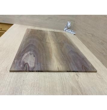 Орех Американский Заболонь заготовка на топ Тангент АА 7х180-175х495 мм - 2 шт (книжкой) АКЦИЯ-3