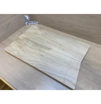 Клён Американский Волнистый заготовка на топ Смешанный АА Волна АА 25х175х540-530 мм - 2шт.(книжкой)-2