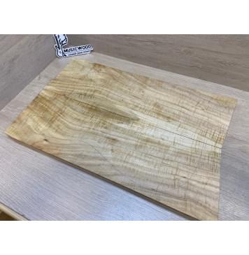 Клён Американский Волнистый заготовка на топ Смешанный АА Волна АА 25х175х540-530 мм - 2шт.(книжкой)-15