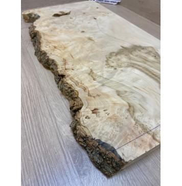 Клён Американский Каповый заготовка на топ под заливку Смешанный АА Кап ААА 25х230-205х495 мм - (1шт. под распил)-5