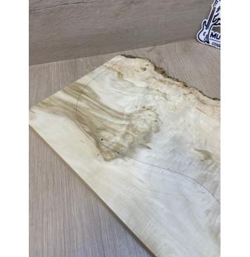 Клён Американский Каповый заготовка на топ под заливку Смешанный АА Кап ААА 25х230-205х495 мм - (1шт. под распил)-7