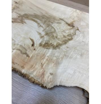 Клён Американский Каповый заготовка на топ под заливку Смешанный АА Кап ААА 25х230-205х495 мм - (1шт. под распил)-9