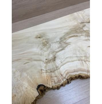 Клён Американский Каповый заготовка на топ под заливку Смешанный АА Кап ААА 25х230-205х495 мм - (1шт. под распил)-11