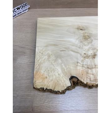 Клён Американский Каповый заготовка на топ под заливку Смешанный АА Кап ААА 25х230-205х495 мм - (1шт. под распил)-12