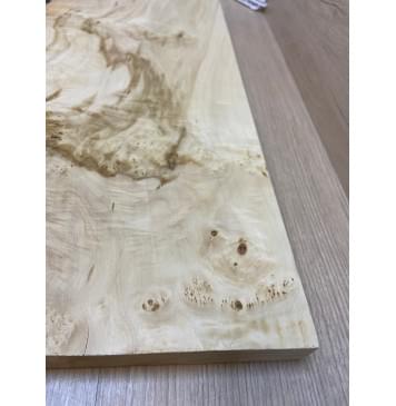 Клён Американский Каповый заготовка на топ под заливку Смешанный АА Кап ААА 25х230-205х495 мм - (1шт. под распил)-8