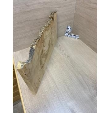 Клён Американский Каповый заготовка на топ под заливку Смешанный АА Кап ААА 25х230-205х495 мм - (1шт. под распил)-17