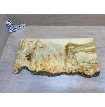 Клён Американский Каповый заготовка на топ под заливку Смешанный АА Кап ААА 25х230-205х495 мм - (1шт. под распил)-19