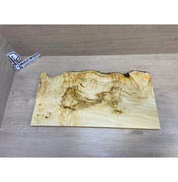 Клён Американский Каповый заготовка на топ под заливку Смешанный АА Кап ААА 25х230-205х495 мм - (1шт. под распил)-20
