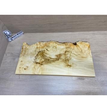 Клён Американский Каповый заготовка на топ под заливку Смешанный АА Кап ААА 25х230-205х495 мм - (1шт. под распил)-0