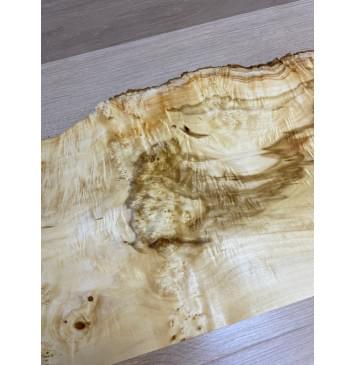 Клён Американский Каповый заготовка на топ под заливку Смешанный АА Кап ААА 25х230-205х495 мм - (1шт. под распил)-16