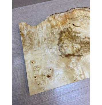 Клён Американский Каповый заготовка на топ под заливку Смешанный АА Кап ААА 25х230-205х495 мм - (1шт. под распил)-18