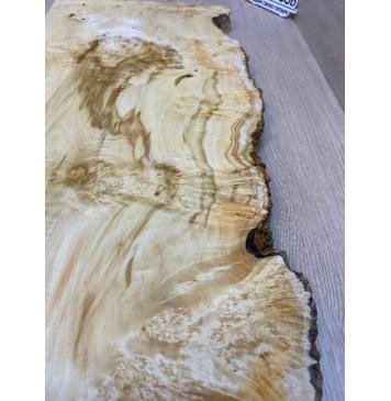 Клён Американский Каповый заготовка на топ под заливку Смешанный АА Кап ААА 25х230-205х495 мм - (1шт. под распил)-15