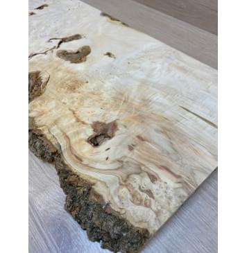 Клён Американский Каповый заготовка на топ под заливку Смешанный А Кап ААА 23.5х215-170х515 мм - (1шт. под распил)-4