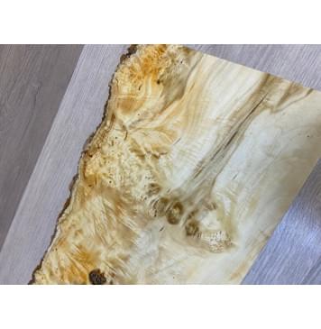 Клён Американский Каповый заготовка на топ под заливку Смешанный А Кап ААА 23.5х215-170х515 мм - (1шт. под распил)-15