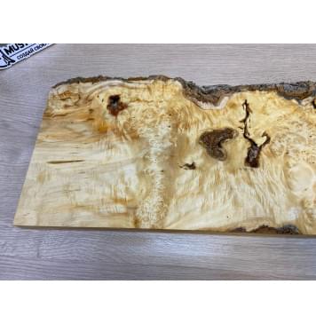 Клён Американский Каповый заготовка на топ под заливку Смешанный А Кап ААА 23.5х215-170х515 мм - (1шт. под распил)-17