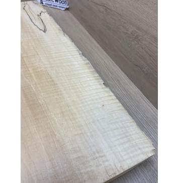 Клён Американский Spalted Волнистый заготовка корпуса Тангент АА Волна АА 48.5х285-235х490 мм (Массив) АКЦИЯ-11
