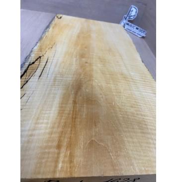 Клён Американский Spalted Волнистый заготовка корпуса Тангент АА Волна АА 48.5х285-235х490 мм (Массив) АКЦИЯ-14