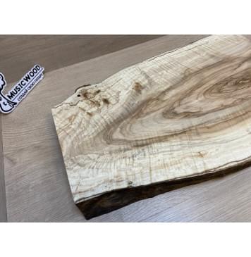 Клён Американский Волнистый заготовка корпуса для Тревел Гитары Тангент А Волна ААА 41х275-180х435 мм (массив) Уценка-трещины-9