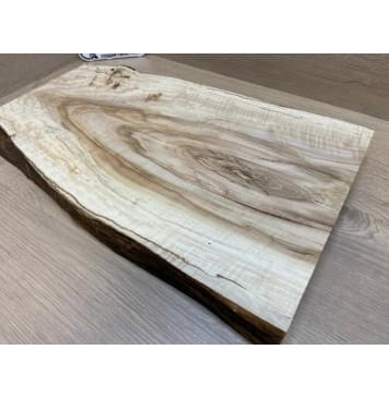 Клён Американский Волнистый заготовка корпуса для Тревел Гитары Тангент А Волна ААА 41х275-180х435 мм (массив) Уценка-трещины-2