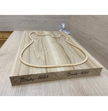 Ясень Дальневосточный Легкий Заготовка корпуса Тангент А 46х185х560-540 мм, 2 шт, 538 кг/м3-2