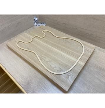 Ясень Дальневосточный Легкий Заготовка корпуса Тангент АА 46.5х190х570-535 мм, 2 шт, 548 кг/м3-1