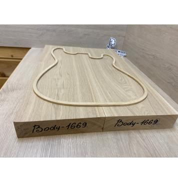 Ясень Дальневосточный Легкий Заготовка корпуса Тангент АА 48х189х555 мм, 2 шт, 549 кг/м3-2