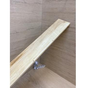 Клён Американский Волнистый заготовка накладки для бас-гитары Радиал А Волна АА 10х96х715 мм-6