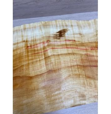 Клён Американский Волнистый заготовка корпуса Смешанный АА Волна А 46х360-340х560-525 мм (Массив) АКЦИЯ-14