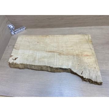 Клён Американский Волнистый заготовка на топ Смешанный АА Волна А 30х335-255х595-575 мм  (1шт. под распил) АКЦИЯ-0