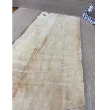 Клён Американский Волнистый заготовка на топ Смешанный АА Волна А 30х335-255х595-575 мм  (1шт. под распил) АКЦИЯ-2