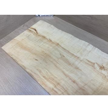 Клён Американский Волнистый заготовка на топ Смешанный АА Волна А 30х335-255х595-575 мм  (1шт. под распил) АКЦИЯ-7